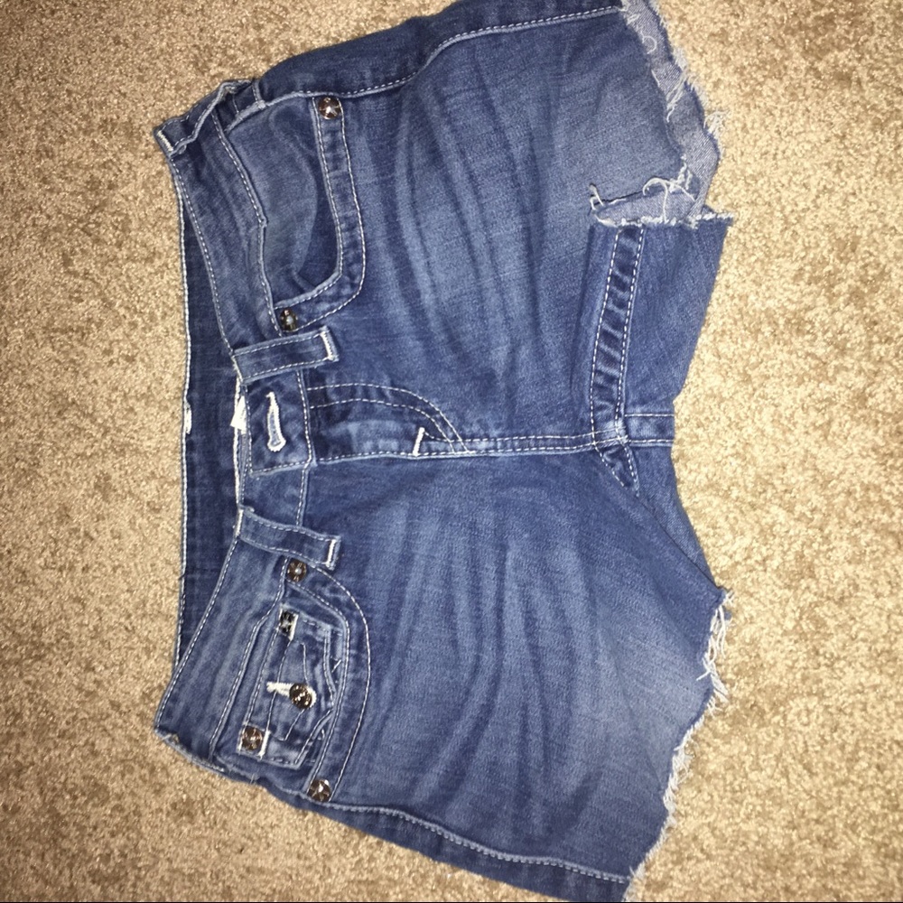 True religion cut off shorts!